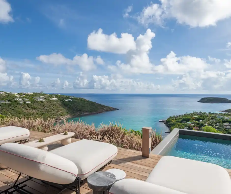 OVERLOOKING THE BAY OF MARIGOT IN SAINT BARTHELEMY – image 1