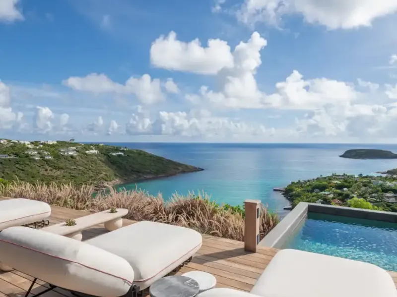 OVERLOOKING THE BAY OF MARIGOT IN SAINT BARTHELEMY – image 1